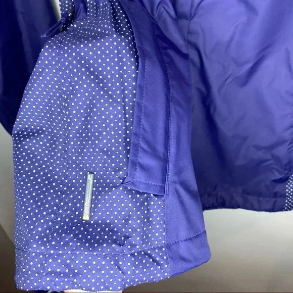 NWT Lole Cumulus Waterproof Jacket M Purple w/Dots - Picture 5 of 9